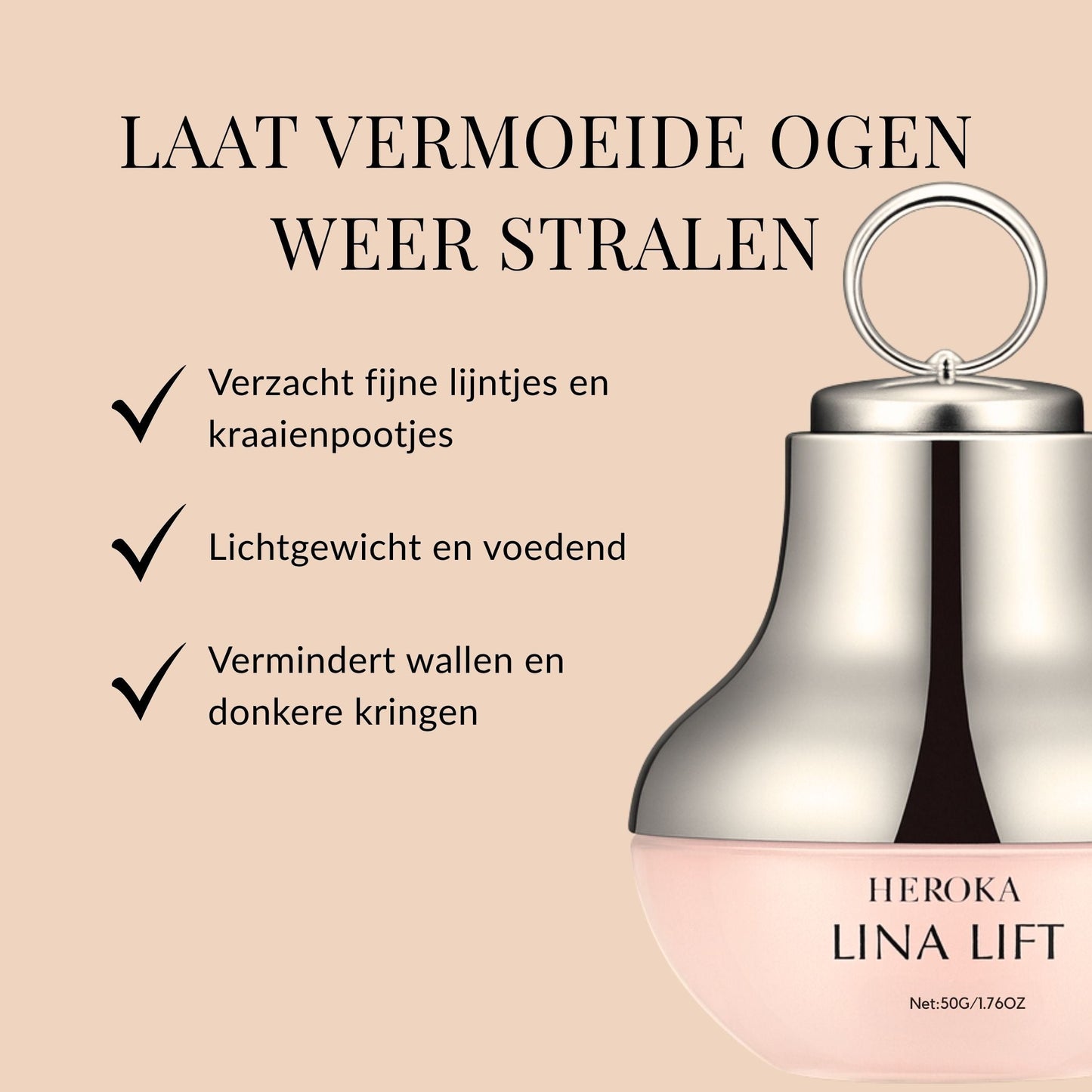 Lina Lift Nek en Oog Versterker Creme