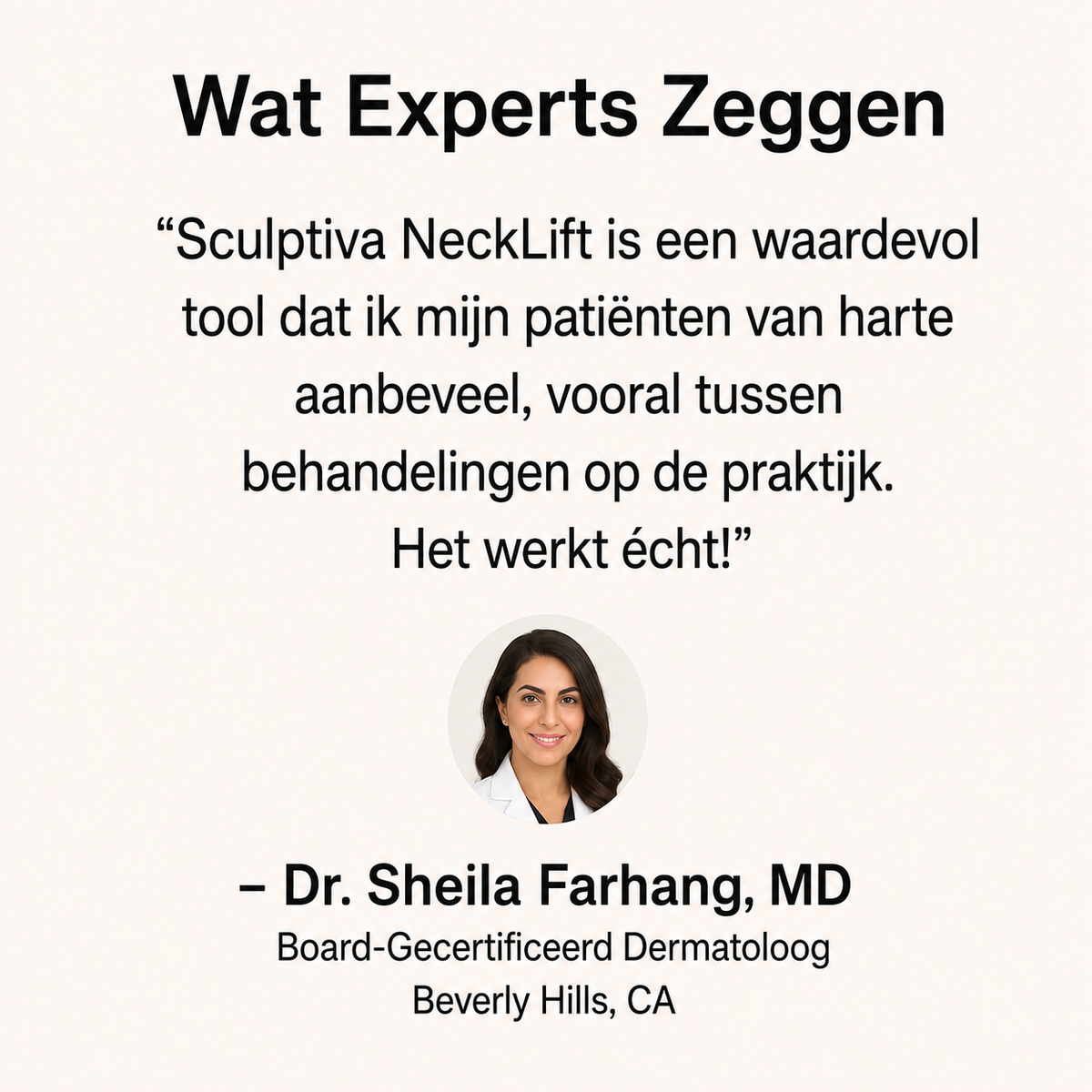 Velouria Sculptiva NeckLift - LED Nek & Kin Behandeling