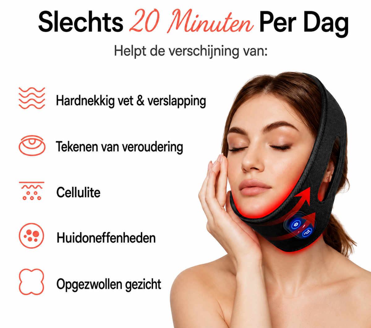 Velouria Sculptiva NeckLift - LED Nek & Kin Behandeling