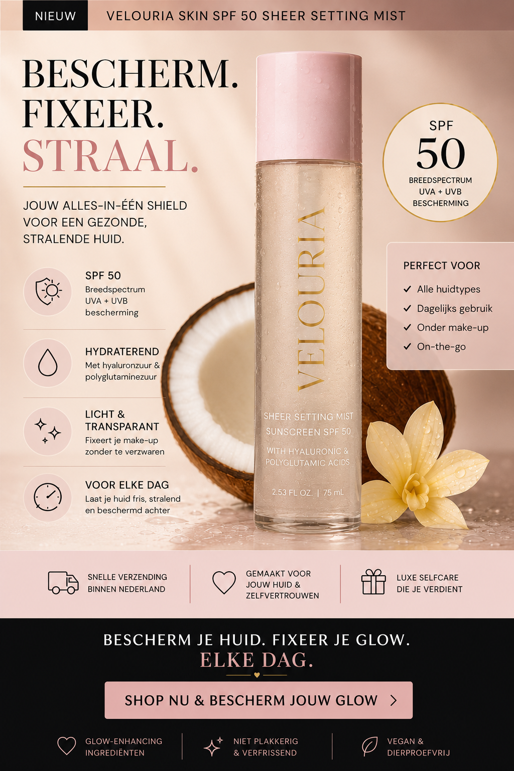 SPF 50 Sheer Setting Mist